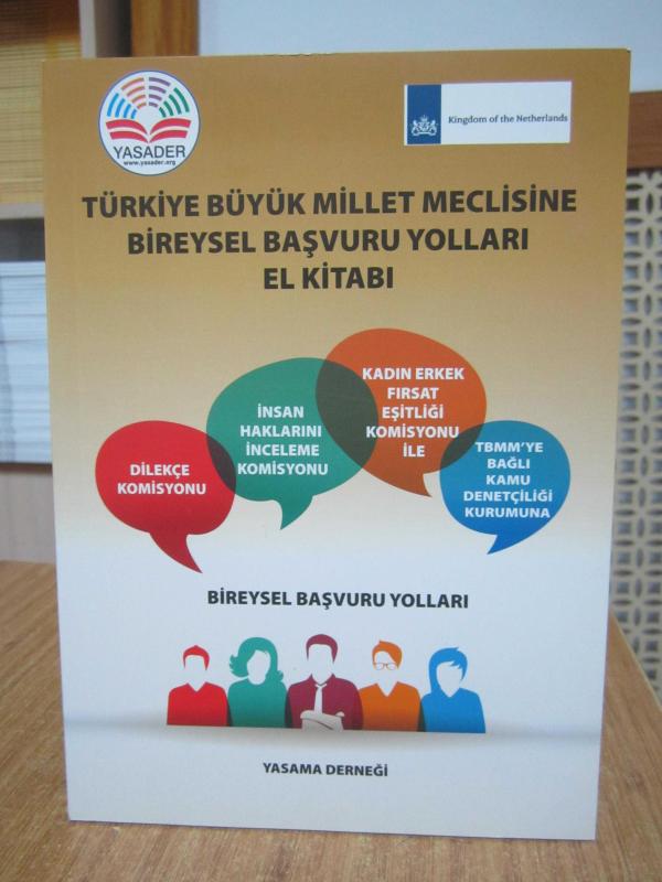 Türkiye Büyük Millet Meclisine Bireysel Başvuru Yolları El Kitabı / YASADER Yasama Derneği