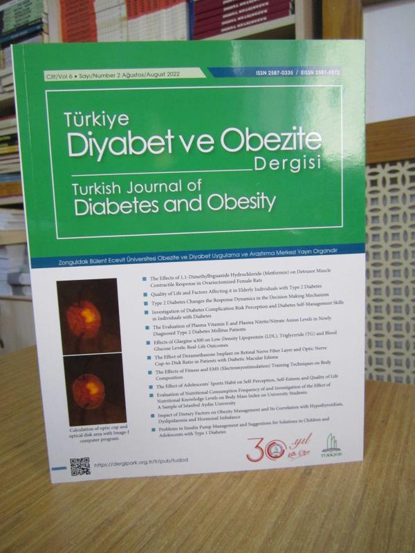Türkiye Diyabet ve Obezite Dergisi - Cilt 6 Sayı 2 - Ağustos 2022 / Zonguldak Bülent Ecevit Üniversitesi Obezite ve Diyabet Uygulama ve Araştırma Mer