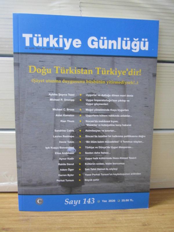 TÜRKİYE GÜNLÜĞÜ DERGİSİ - SAYI 143 - YAZ 2020