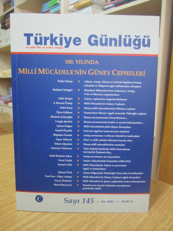 TÜRKİYE GÜNLÜĞÜ DERGİSİ - SAYI 145 - KIŞ 2021