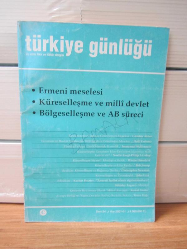 TÜRKİYE GÜNLÜĞÜ DERGİSİ - SAYI 64 - KIŞ 2000-2001