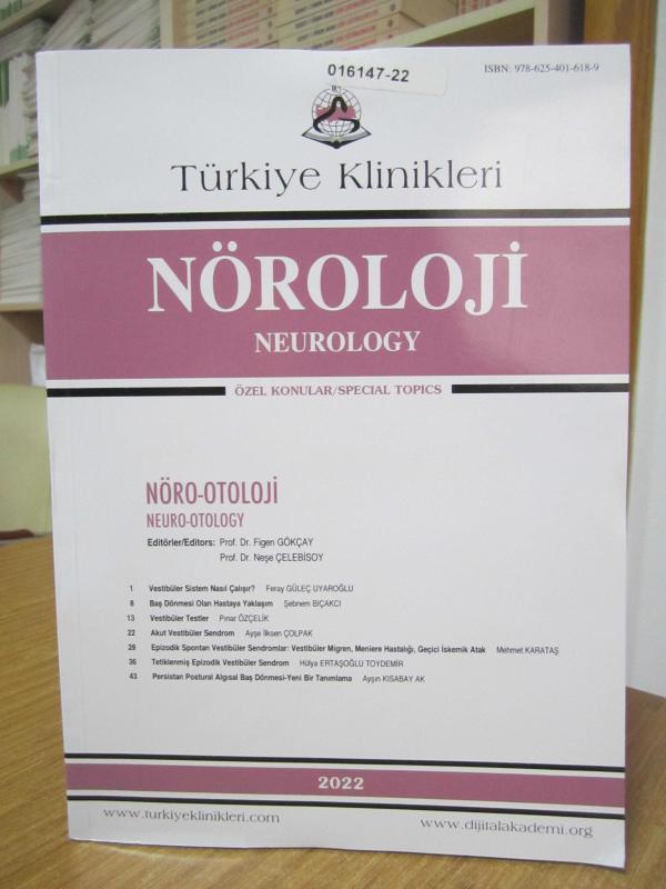 Türkiye Klinikleri Nöroloji Nöro-otoloji - Prof. Dr. Figen Gökçay & Prof. Dr. Neşe Çelebisoy