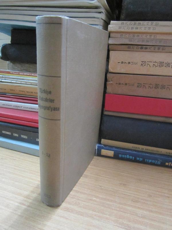 Türkiye Makaleler Bibliyografyası - Sayı 1 - 12 1953 Ocak - Aralık - Ciltli