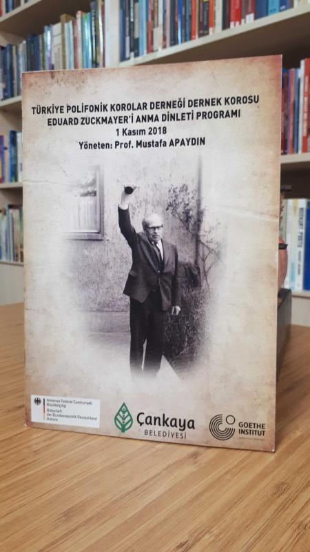 Türkiye Polifonik Korolar Derneği Dernek Korosu Eduard Zuckmayer'i Anma Dinleti Programı 1 Kasım 2018