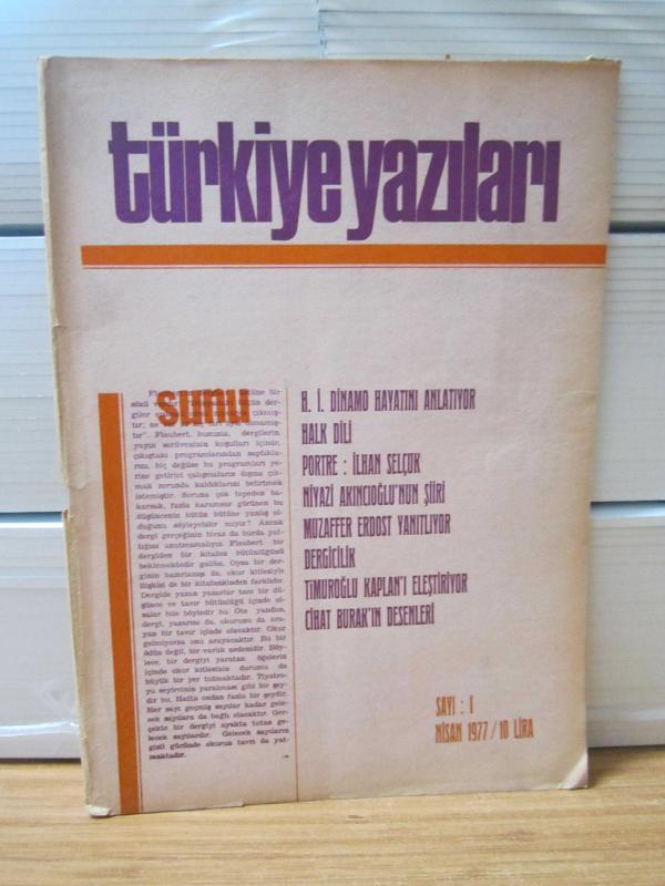Türkiye Yazıları - Sayı 1 - Mart 1977