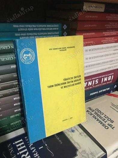 TÜRKİYEDE ÜRETİLEN TARIM ÜRÜNLERİNİN ÜRETİM GİRDİLERİ VE MALİYETLERİ REHBERİ