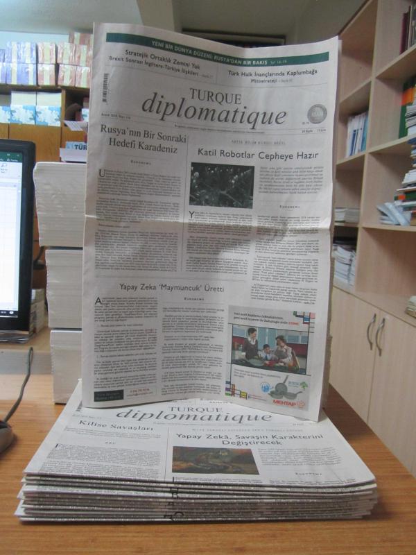Turque Diplomatique - 2018-2019 Yılları 13 Sayı TAKIM (Sayılar: 116-128 ve Arası Mevcut) - ASAM Avrasya Stratejik Araştırmalar Merkezi