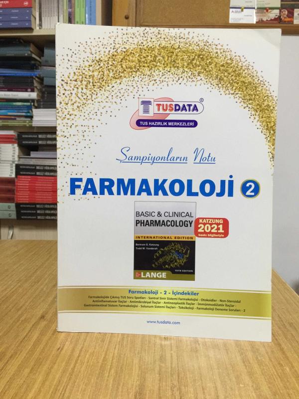 TUSDATA Şampiyonların Notu FARMAKOLOJİ 2 (Yıl 11 Sayı 2)