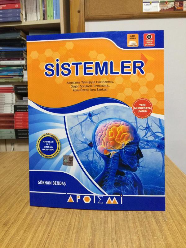 TYT AYT Biyoloji Sistemler Konu Özetli Soru Bankası Apotemi Yayınları