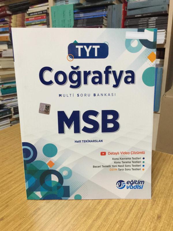 TYT Coğrafya MSB Multi Soru Bankası Eğitim Vadisi