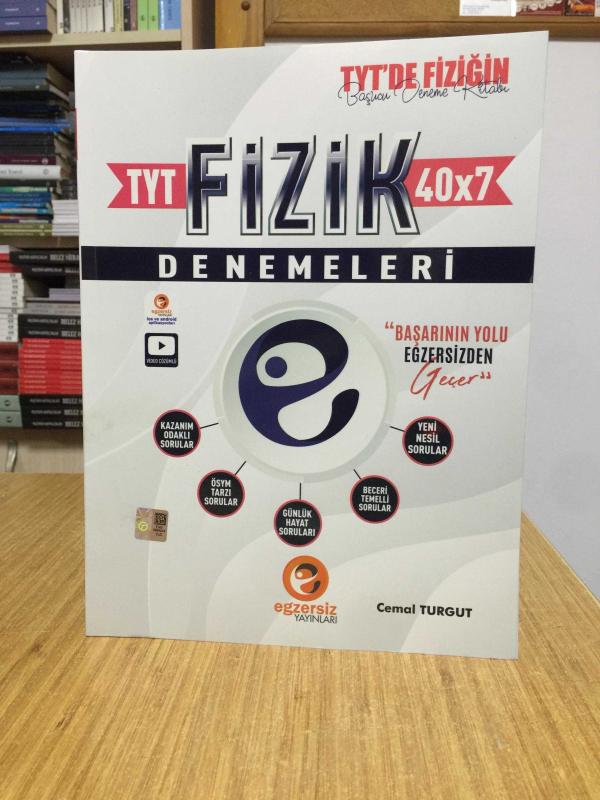 TYT Fizik 40 x 7 Denemeleri Egzersiz Yayınları