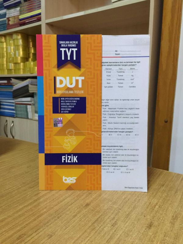 TYT FİZİK DUT Ders Uygulama Testleri Bes Yayınları