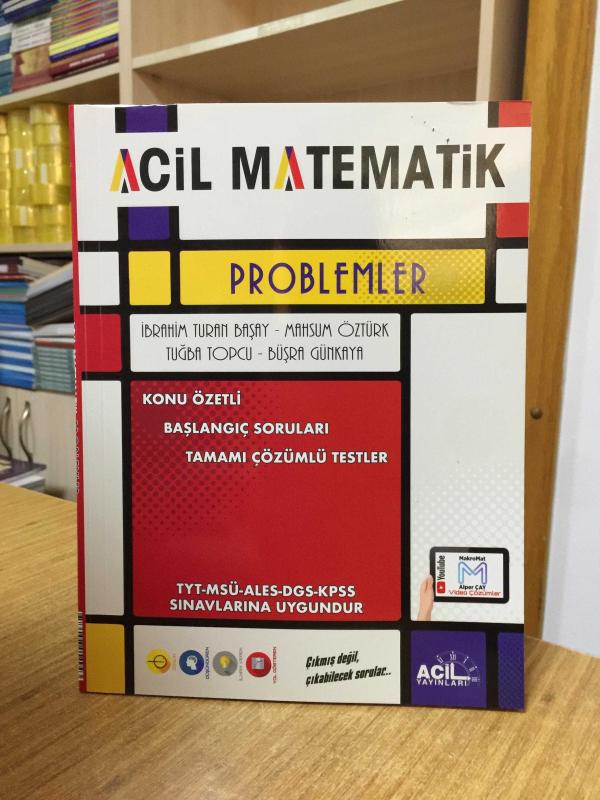 TYT Matematik Acil Problemler Acil Yayınları