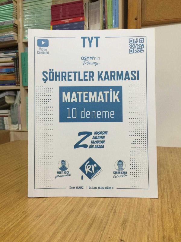 TYT Şöhretler Karması MATEMATİK 10 Deneme / KR Akademi Yayınları