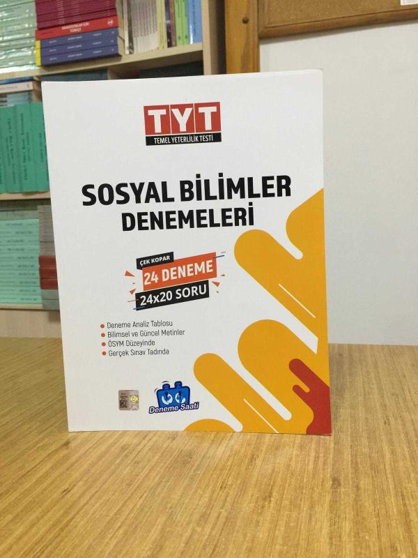 TYT Sosyal Bililer Denemeleri 24 Deneme / Qitap Yayınları Deneme Saati