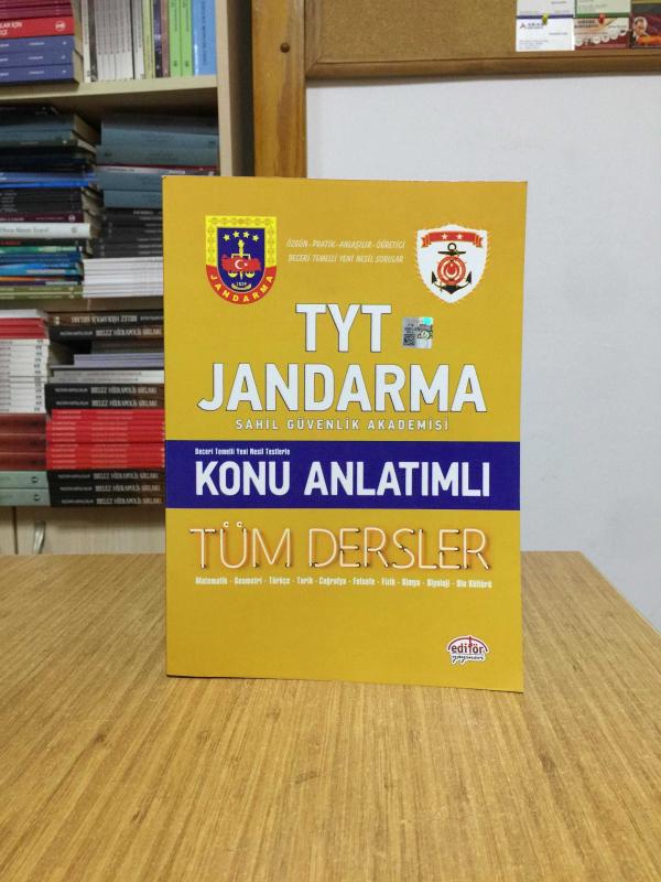 TYT Tüm Dersler Jandarma Sahil Güvenlik Akademisi Konu Anlatımlı Editör Yayınları