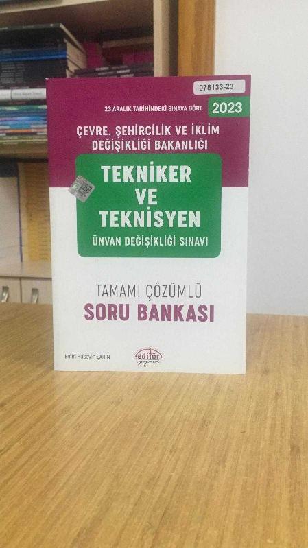 ÜDS 2023 Çevre Şehircilik ve İklim Değişikliği Bakanlığı TEKNİKER ve TEKNİSYEN Tamamı Çözümlü Soru Bankası