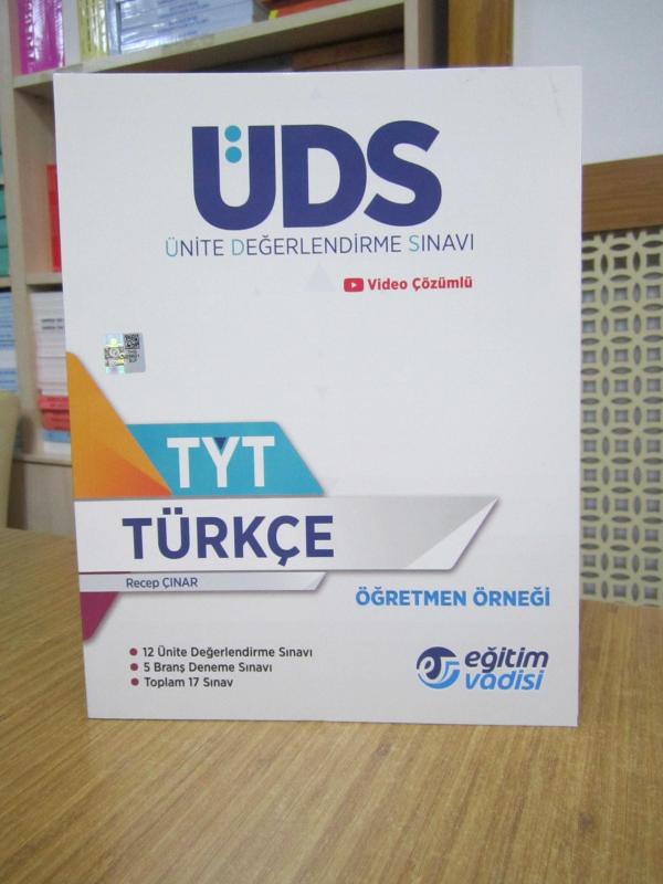ÜDS Ünite Değerlendirme Sınavı TYT Türkçe Öğretmen Örneği / Eğitim Vadisi Yayınları