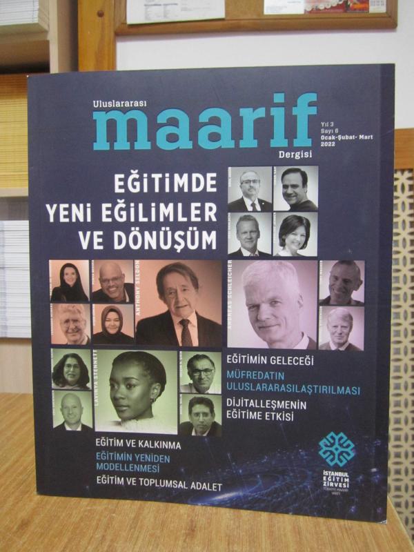 Uluslararası Maarif Dergisi - Sayı 6 - Ocak Şubat Mart 2022 [ Eğitimde Yeni Eğilimler ve Dönüşüm ]