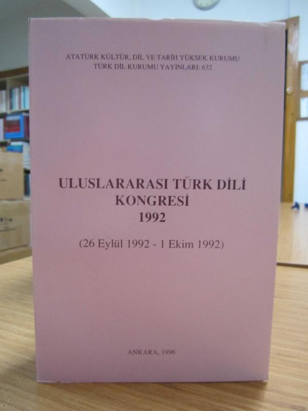 Uluslararası Türk Dili Kongresi 1992