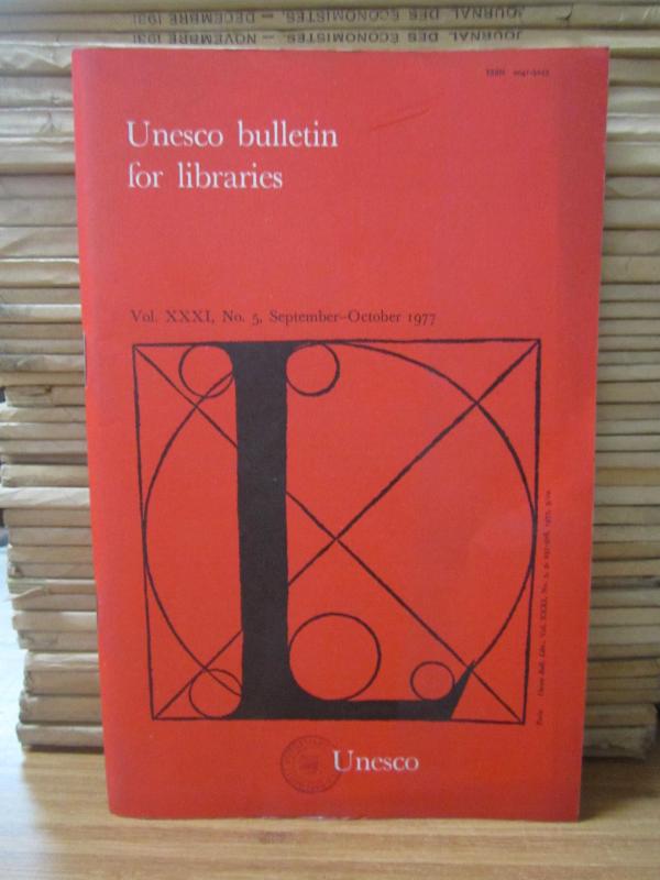 Unesco Bulletin For Libraries - Vol XXXI No 5 - September October 1977