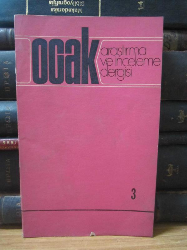 Üniversiteliler Kültür Derneği - Ocak Araştırma ve İnceleme Dergisi - 5.Yıl 2.Devre 3.Sayı - Mayıs 1972