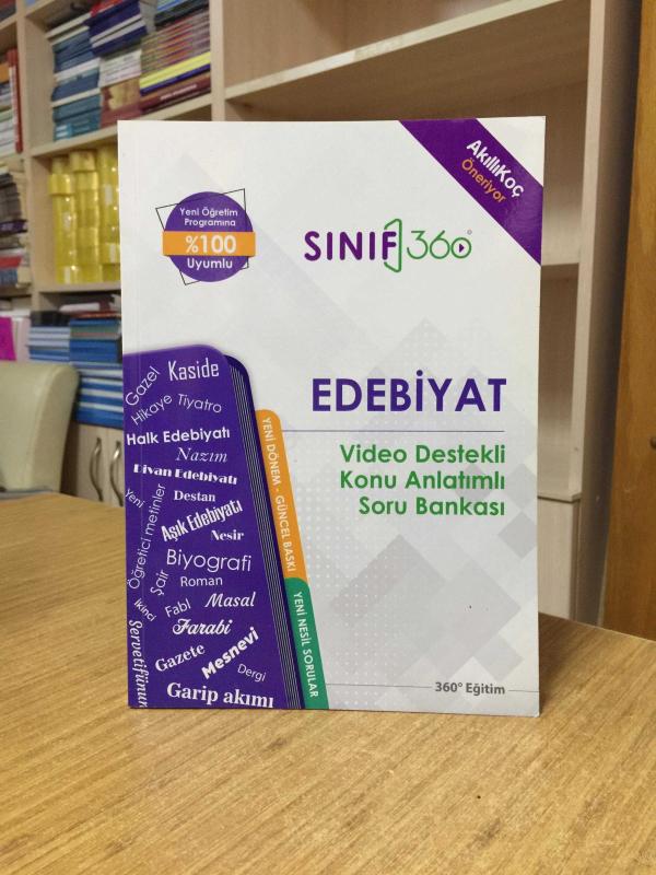 Üniversiteye Hazırlık Sınıf 360 EDEBİYAT Konu Anlatımlı Soru Bankası 360 Eğitim Yayınları
