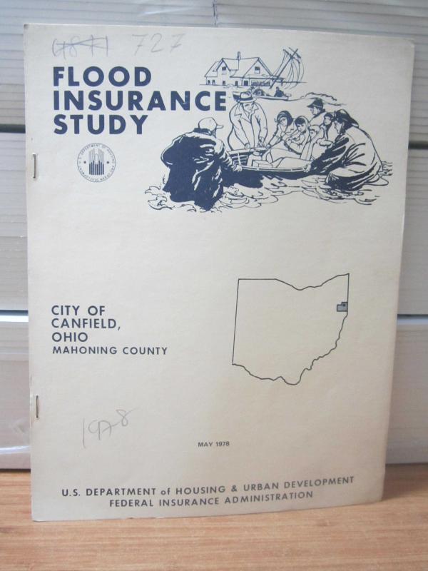 US Department of Housing & Urban Development - Flood Insurance Study - City of Canfield, Ohio Mahoning County - May 1978