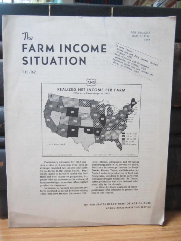 USA - Depertment of Agriculture - Agricultural Marketing Service - The Farm Income Situation - No 162
