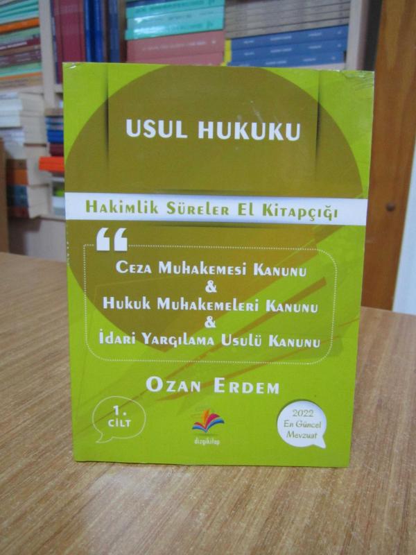 Usul Hukuku Hakimlik Süreler El Kitapçığı 1. Cilt - Ozan Erdem