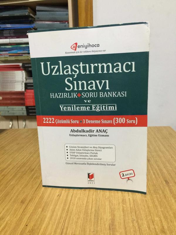 Uzlaştırmacı Sınavı Hazırlık Soru Bankası ve Yenileme Eğitimi (2. Baskı) Adalet Yayınevi