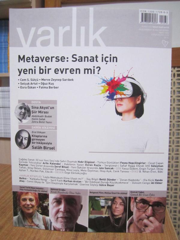 Varlık Dergisi - Sayı 1376 - Mayıs 2022 [ Metaverse: Sanat için Yeni Bir Evren Mi? ]