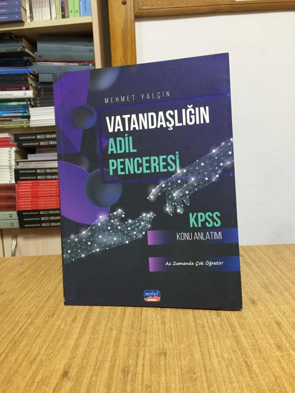 Vatandaşlığın Adil Penceresi KPSS Konu Anlatımı Nobel Sınav Yayınları