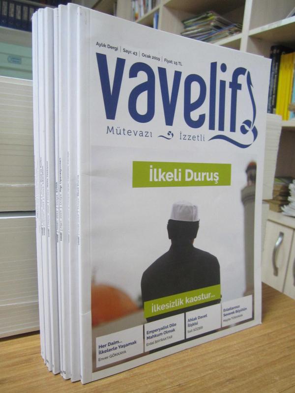 Vavelif Dergisi - 2019 YILI 10 Sayı TAKIM (Sayı 43-52 ve Arası) - Kasım ve Aralık Sayıları Yok