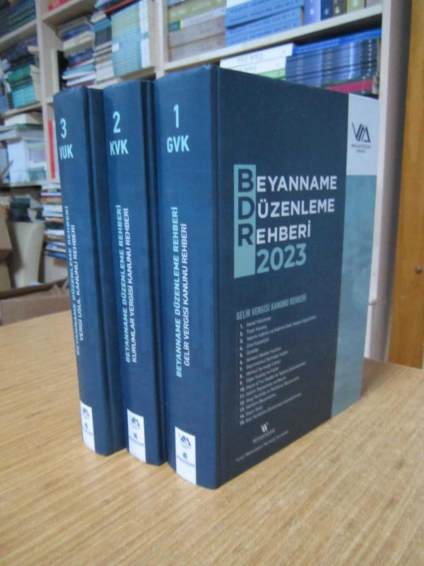 Vergi Müfettişleri Derneği Beyanname Düzenleme Rehberi BDR 2023 [3 CİLT TAKIM]