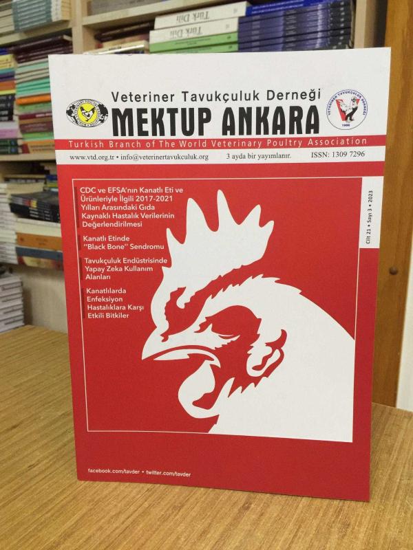Veteriner Tavukçuluk Derneği MEKTUP ANKARA - Cilt 21 Sayı 3 - 2023