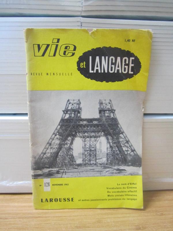 Vie et Langage Revue Mensuelle - No 128 - Novembre 1962