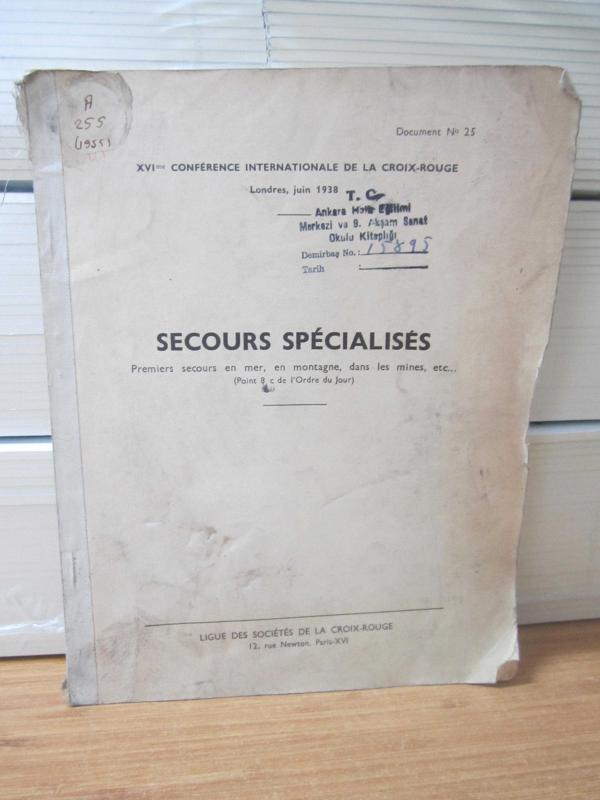 XVIme Conference Internationale de la Corix-Rouge Londres, Juin 1938 - Secours Specialises