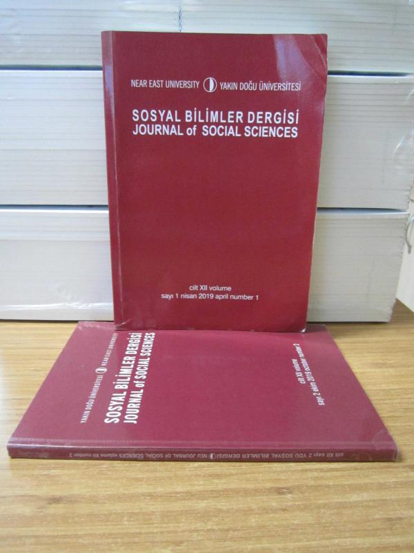 Yakın Doğu Üniversitesi Sosyal Bilimler Dergisi - 2019 Yılı: Cilt 12 Sayı 1 (Nisan) & Cilt 12 Sayı 2 (Ekim) TAKIM