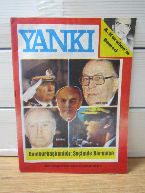 Yankı Haftalık Haber Dergisi - Sayı 469 - (24-30 Mart 1980)