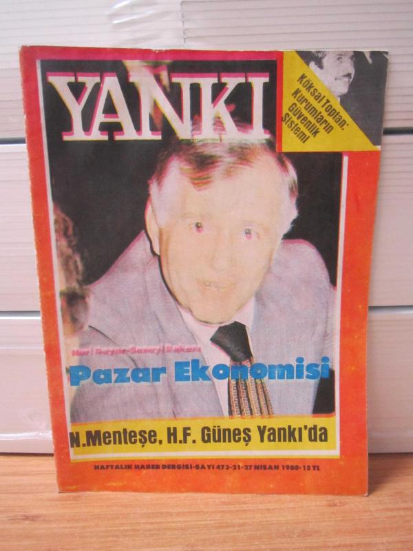 Yankı Haftalık Haber Dergisi - Sayı 473 - (21-27 Nisan 1980)