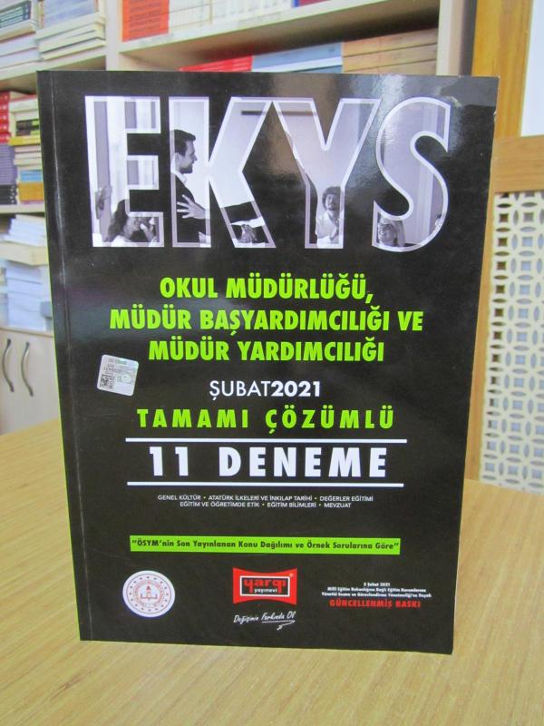 Yargı Yayınevi EKYS Okul Müdürlüğü Müdür Başyardımcılığı ve Müdür Yardımcılığı Şubat 2021 Tamamı Çözümlü 11 Deneme