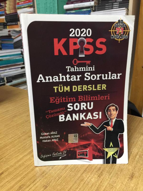 Yargı Yayınları 2020 KPSS Eğitim Bilimleri Tahmini Anahtar Sorular Tamamı Çözümlü Soru Bankası