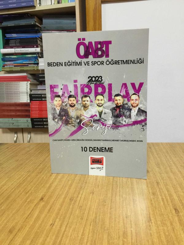 Yargı Yayınları 2023 ÖABT Beden Eğitimi ve Spor Öğretmenliği Fairplay Serisi Tamamı Çözümlü 10 Deneme