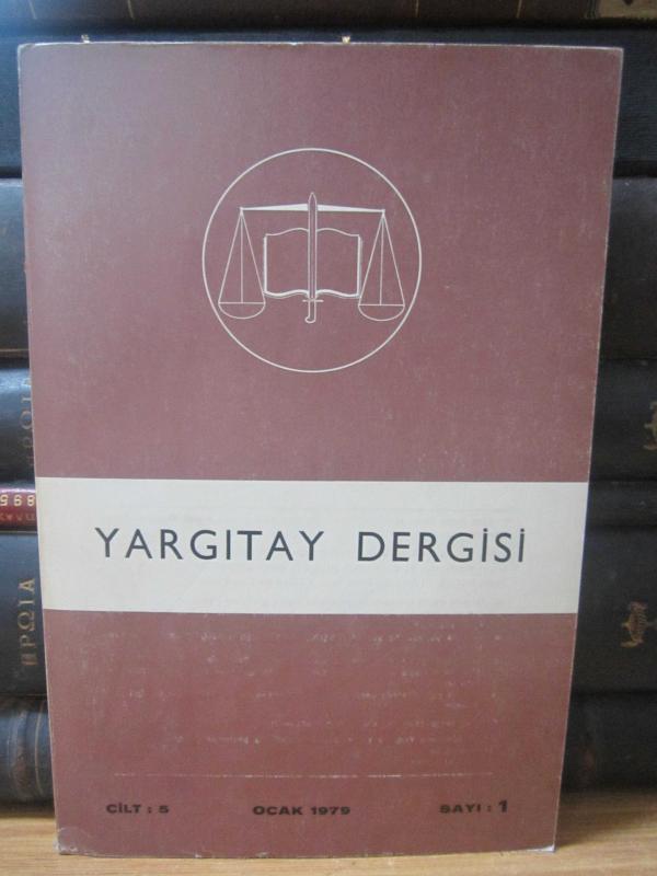 Yargıtay Kararları Dergisi - Cilt 5 Sayı 1 - 12 - Ocak - Aralık 1979 Takım 12 Adet