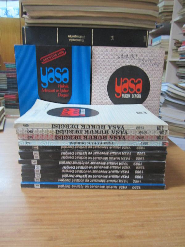 Yasa Hukuk Dergisi - 1980'den 1990'a Kadar Yayınlanmış 15 Farklı Sayı (Sayılar Açıklamada)