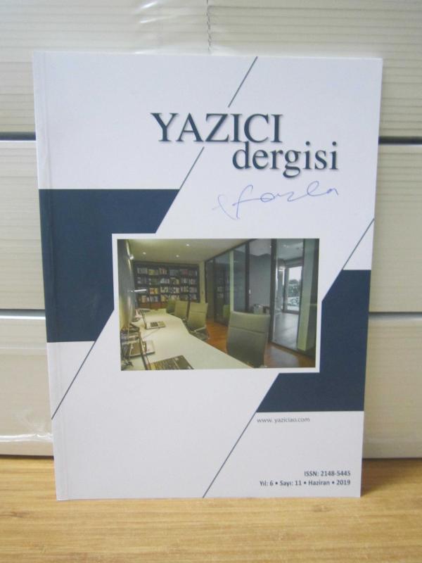 Yazıcı Dergisi - Yıl 6 Sayı 11 - Haziran 2019