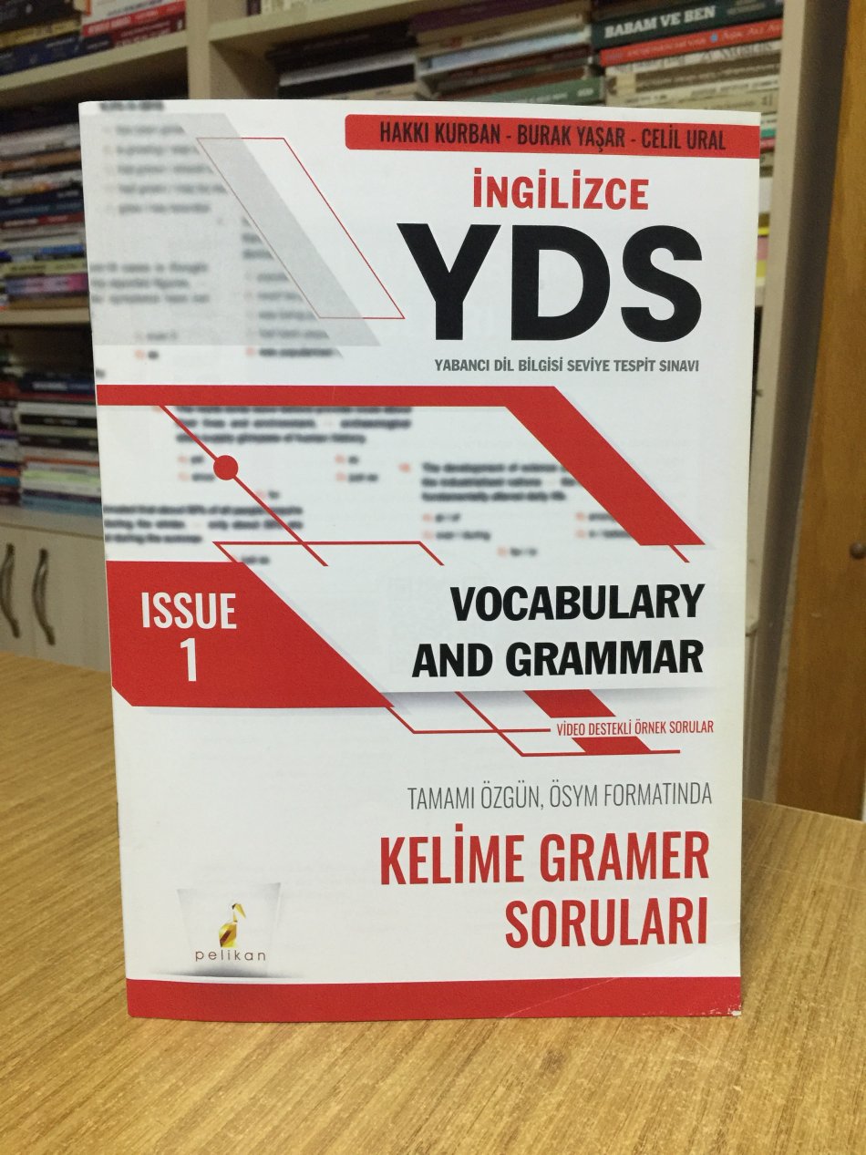 YDS İngilizce Vocabulary and Grammar Issue 1 Kelime Gramer Soruları Pelikan Yayıncılık