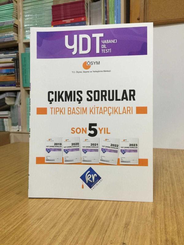 YDT Yabancı Dil Testi Son 5 Yıl ÇIKMIŞ SORULAR 2019 Tıpkı Basım Kitapçıkları