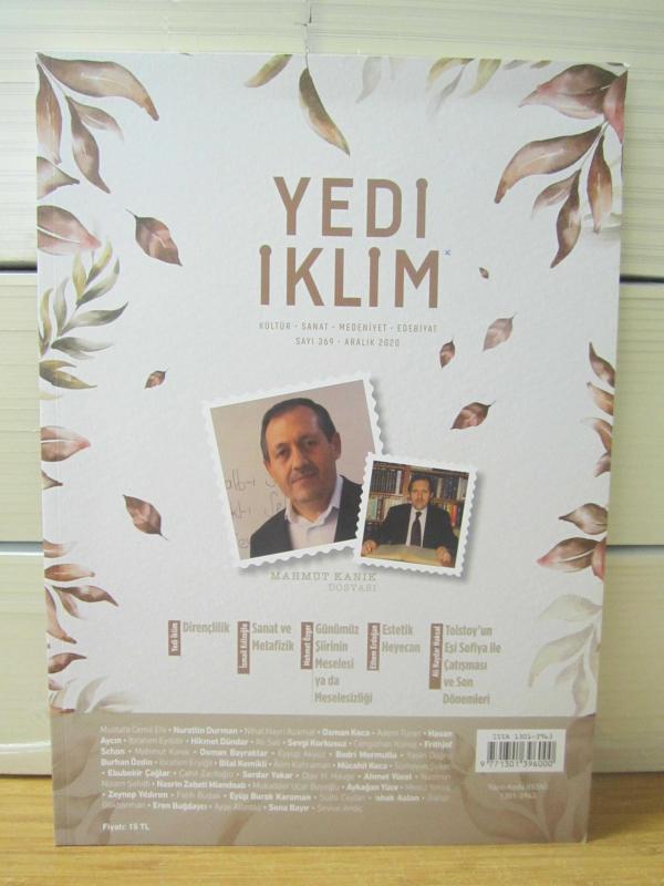 Yedi İklimi Dergisi - Sayı 369 - Aralık 2020 [ Mahmut Kanık Dosyası ]